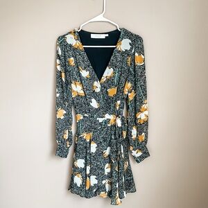 ASTR // Floral Wrap Dress